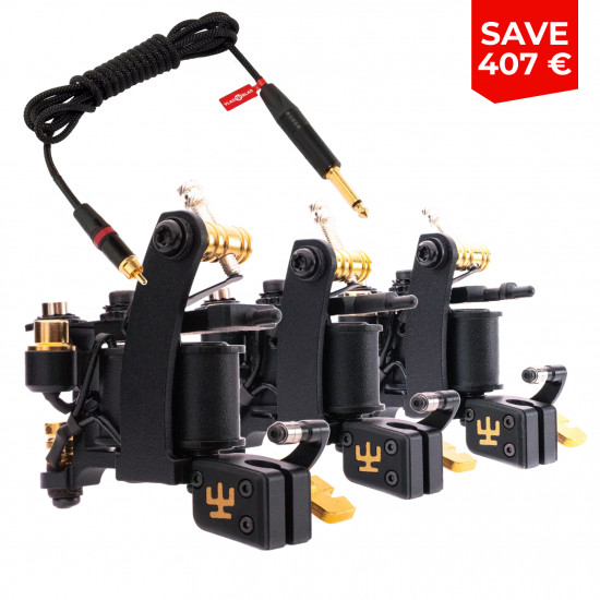 Triple Pack Pro Tattoo Coil Machines - Vlad Blad